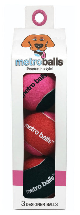 Metro Balls, 3 pk - Pink  