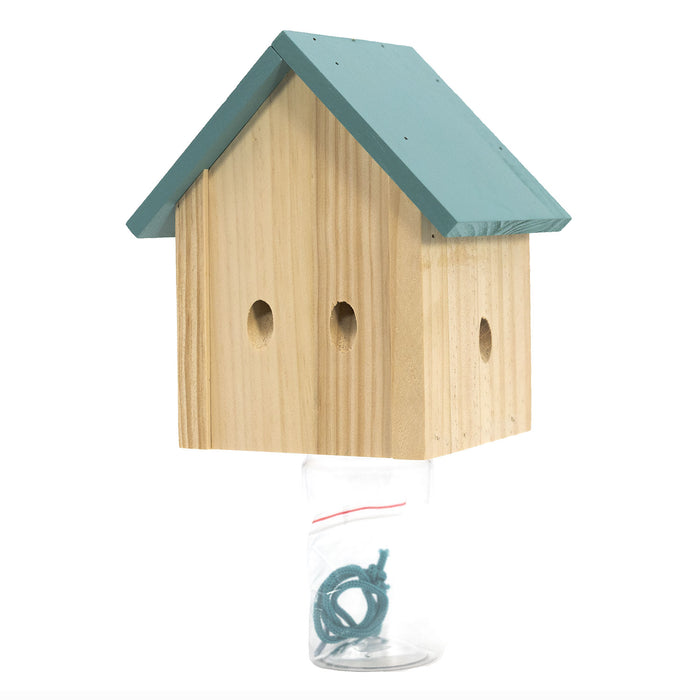 Durable Outdoor Carpenter Bee Trap - Pine Wood, Eco-Friendly, Hanging or Mounting, Multiple Styles