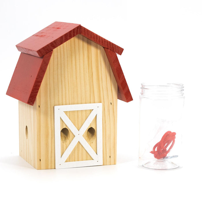 Durable Outdoor Carpenter Bee Trap - Pine Wood, Eco-Friendly, Hanging or Mounting, Multiple Styles