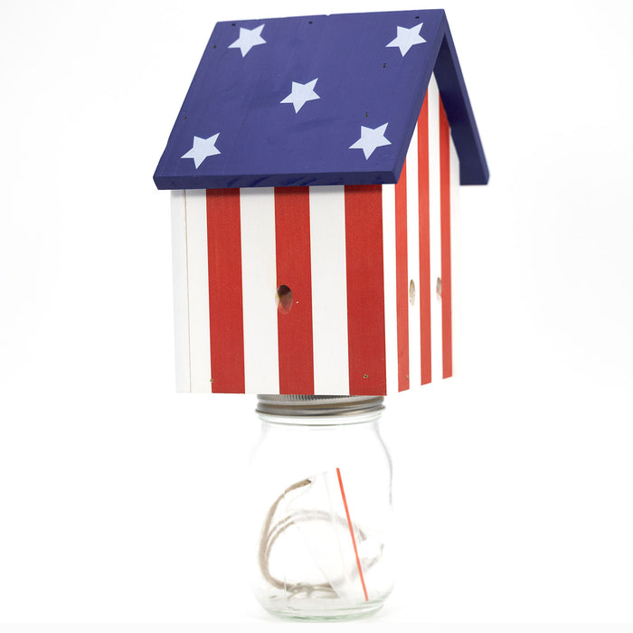 Durable Outdoor Carpenter Bee Trap - Pine Wood, Eco-Friendly, Hanging or Mounting, Multiple Styles