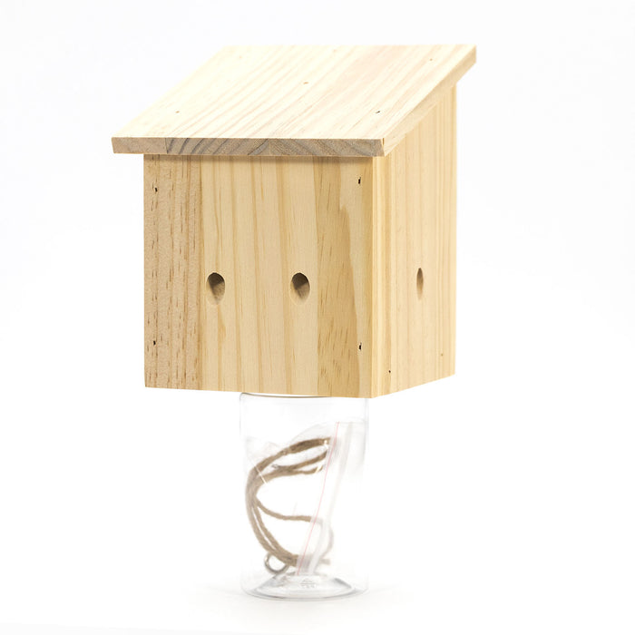 Durable Outdoor Carpenter Bee Trap - Pine Wood, Eco-Friendly, Hanging or Mounting, Multiple Styles