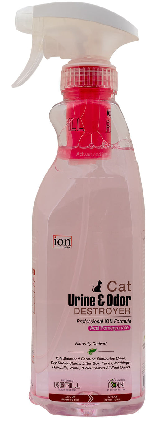 Cat Urine & Odor Destroyer, Acai Pomegranate, 32 oz -   