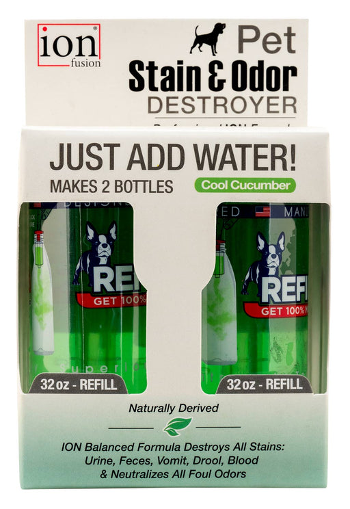 Pet Stain & Odor Destroyer Refill, Cool Cucumber, 2-pk -   