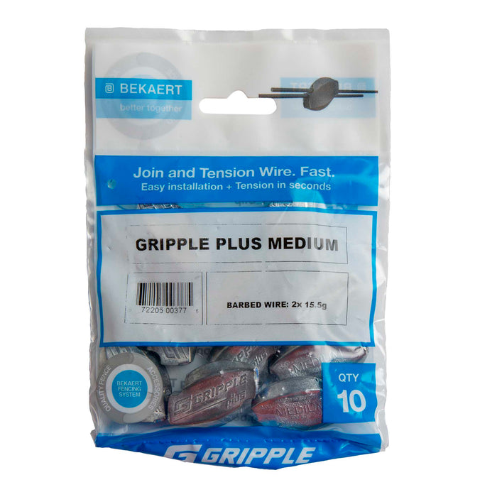 Gripple Plus Medium Joiner, 10 ct Bag -   