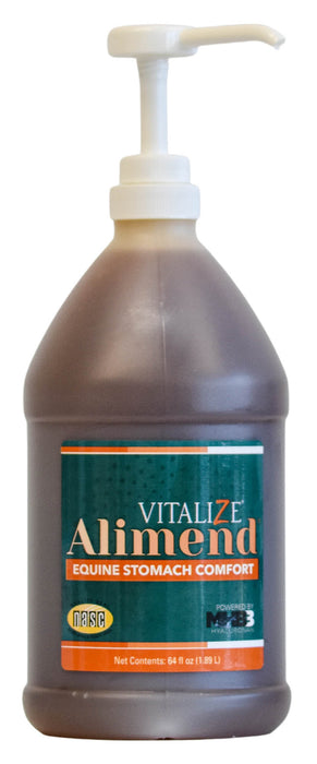 Vitalize Alimend Stomach Comfort Solution for Horses - Vitalize Alimend for Horses, 64 oz  