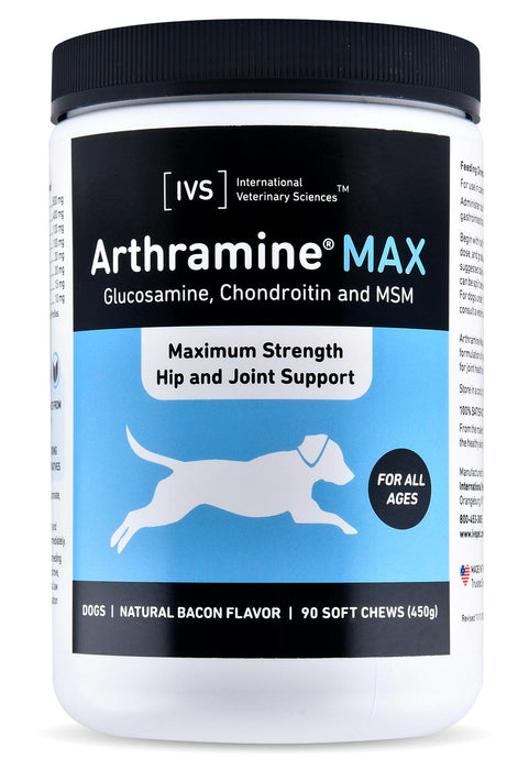 90 ct Arthramine MAX Soft Chews, Bacon -   