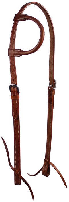 Leather One Ear Headstall - Dark Oil  