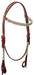 Turquoise Rawhide Laced Browband Headstall -   