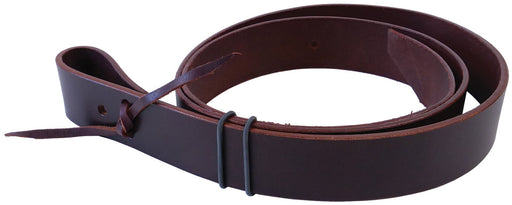 Latigo Leather Cinch Tie Strap -   