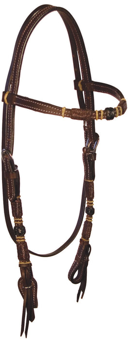 Tres Rawhide Browband Headstall -   