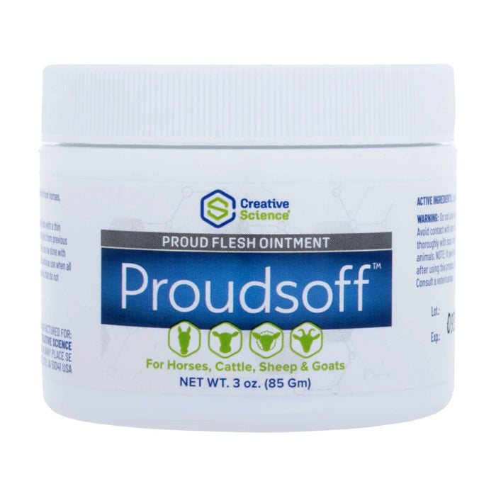 Proudsoff Proud Flesh Ointment for Horses, Cattle, Goats & Sheep | Equine Proud Flesh Removal & Wound Care - BWP1 - 3 oz - 1