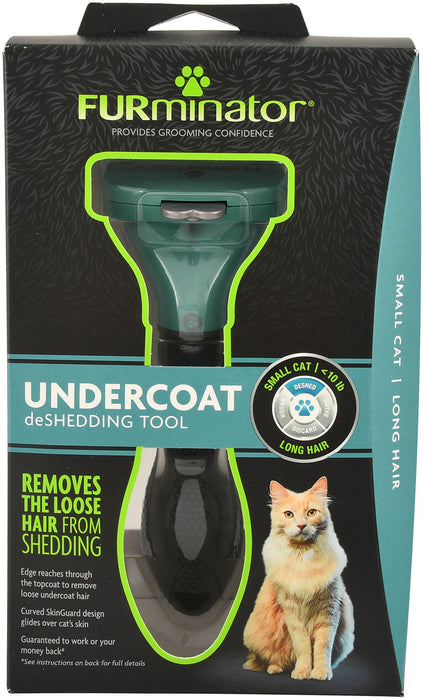 FURminator Undercoat deShedding Tool for Cats - Small FURminator for Cats  