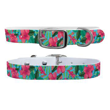 C4 Personalized Waterproof Dog Collar - Aloha XLarge 