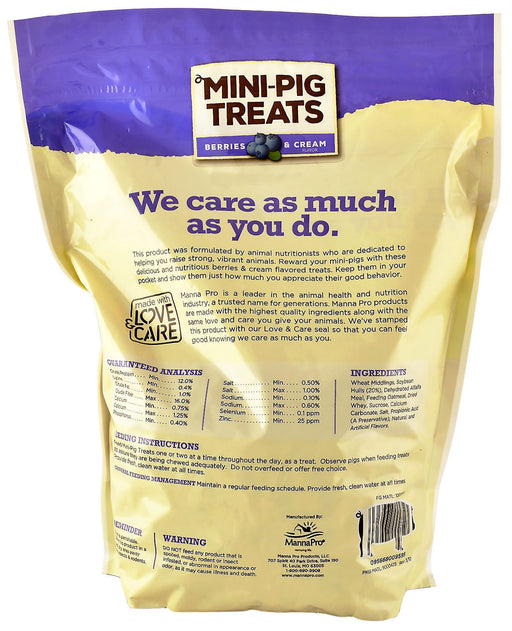 Manna Pro Mini Pig Treats -   