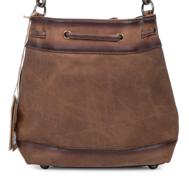 STS Cowhide Bucket Bag -   