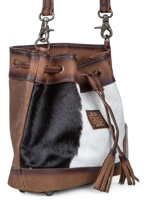 STS Cowhide Bucket Bag -   