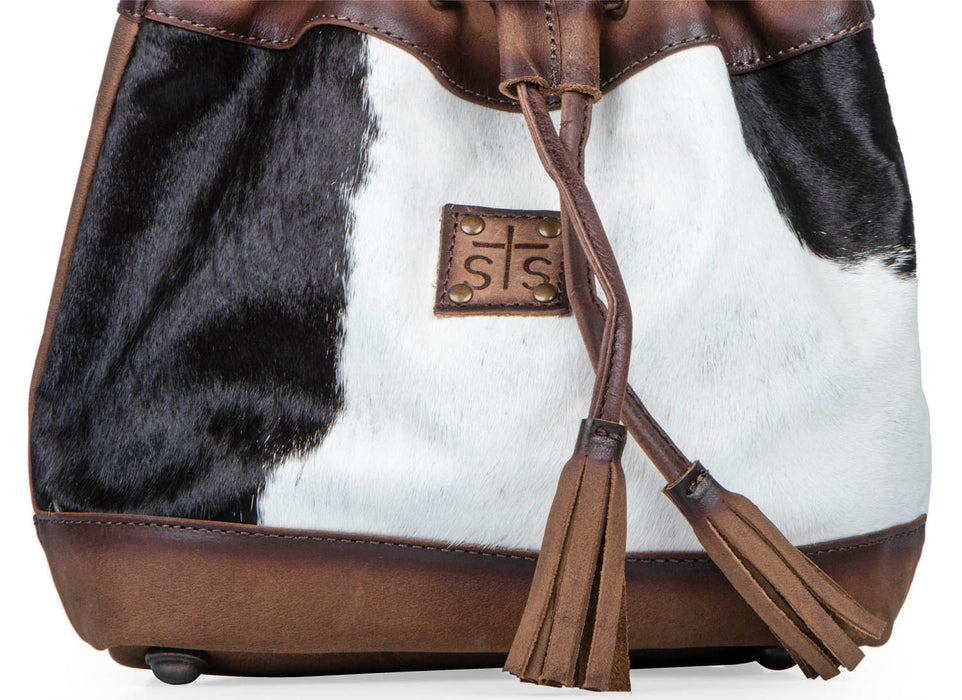 STS Cowhide Bucket Bag -   