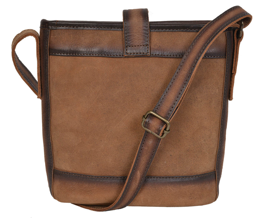 STS Cowhide Derby Bucket Bag -   