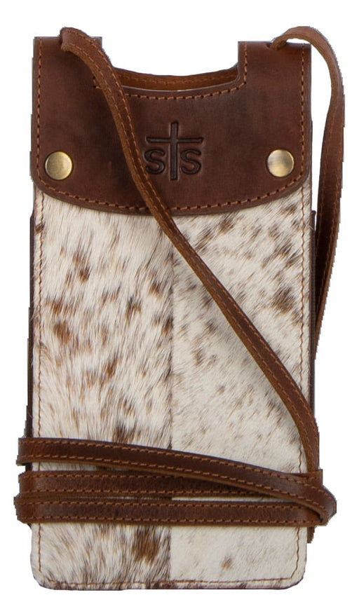 STS Cowhide Cell Phone Crossbody -   