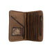 STS Sioux Falls Magnetic Wallet - Brown, Tan & Cream Square 