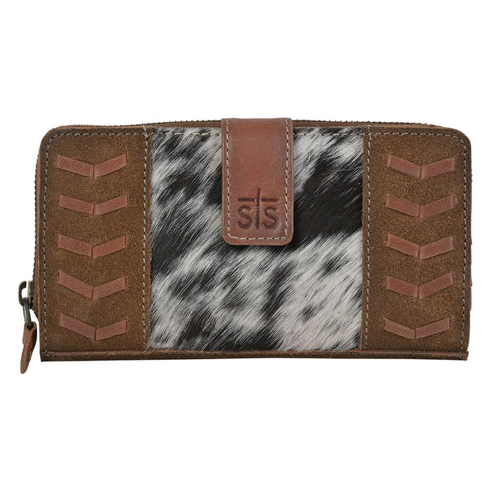 STS Cowhide Saddle Tramp Chelsea Wallet - Brown Square 