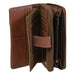 STS Cowhide Saddle Tramp Chelsea Wallet - Brown Square 