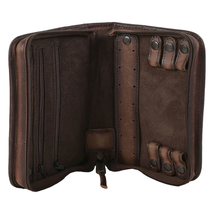 STS Cowhide Kellie Jewelry Case - Brown  