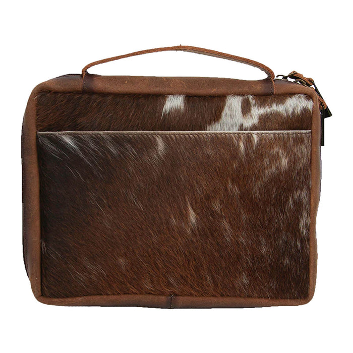 STS Cowhide Bible Cover - Brown  