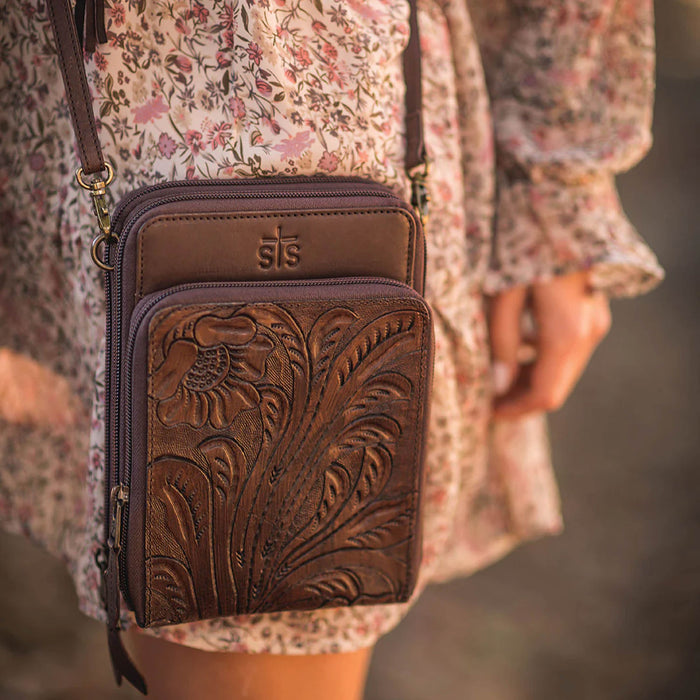 STS Westward Jessie Leather Crossbody Bag - Brown  