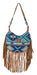 STS Women's Mojave Sky Nellie Western Fringe Purse - Blue  