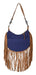 STS Women's Mojave Sky Nellie Western Fringe Purse - Blue  