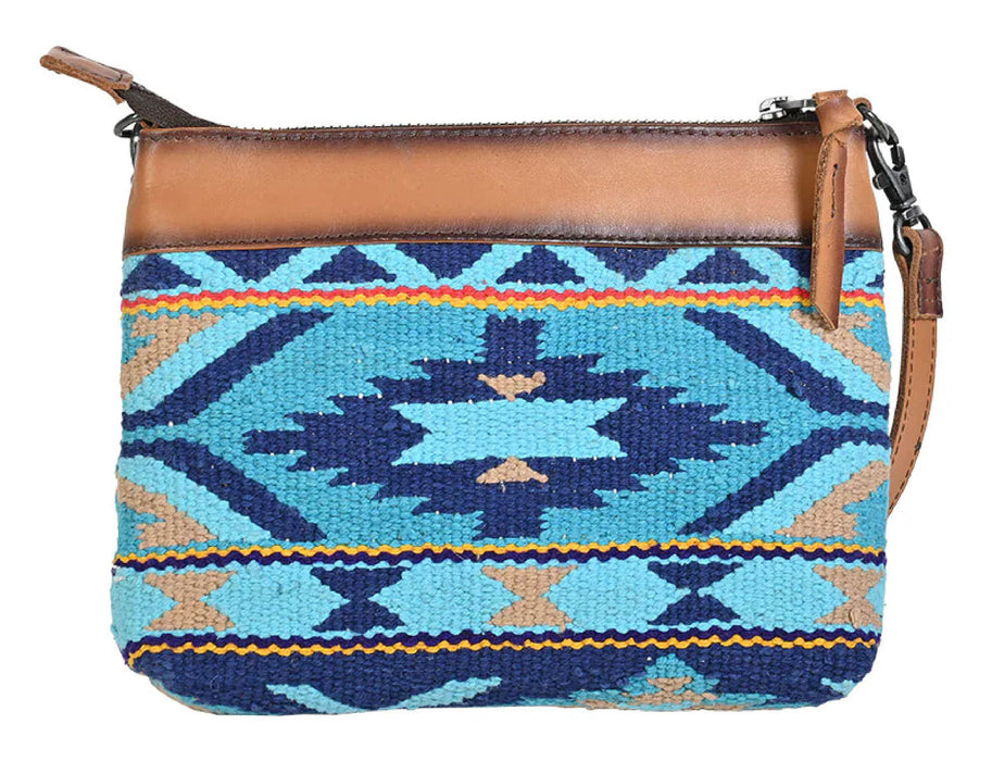 STS Women's Mojave Sky Grace Leather Crossbody Bag - Blue  