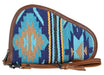 STS Mojave Sky Aztec Pattern Pistol Case w/ Wristlet Strap - Blue  