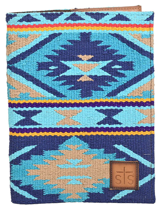 STS Mojave Sky Aztec Pattern Journal Cover - Blue  