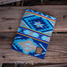 STS Mojave Sky Aztec Pattern Journal Cover - Blue  