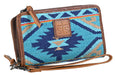 STS Western Mojave Sky Kacy Organizer Wristlet Wallet - Blue  