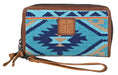 STS Western Mojave Sky Kacy Organizer Wristlet Wallet - Blue  