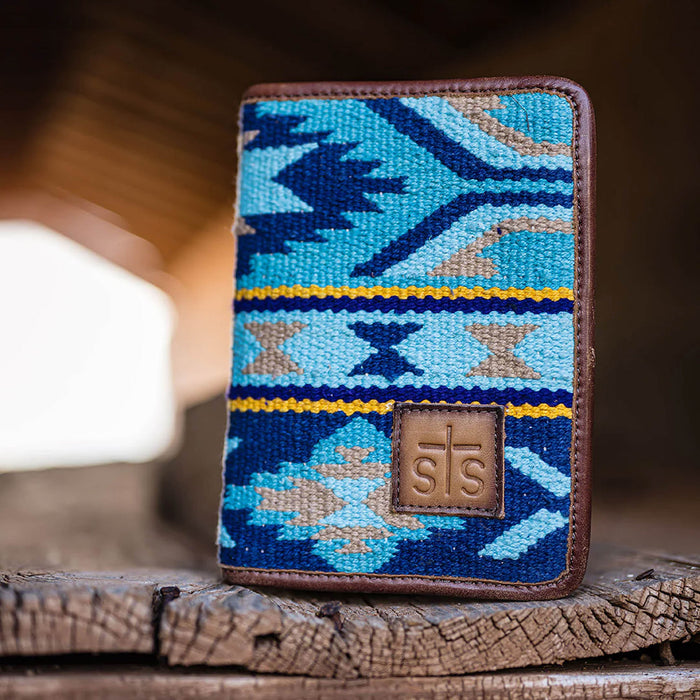 STS Mojave Sky Serape Magnetic Wallet - Blue  