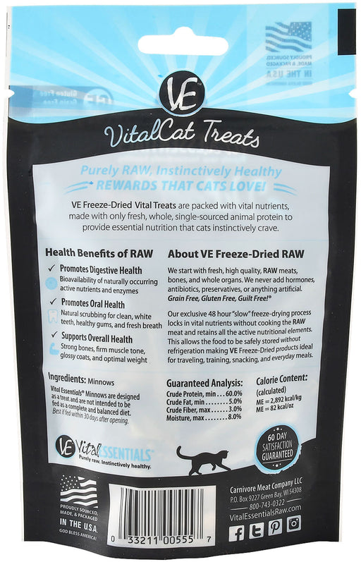 Vital Cat Freeze-Dried Minnows Cat Treats -   