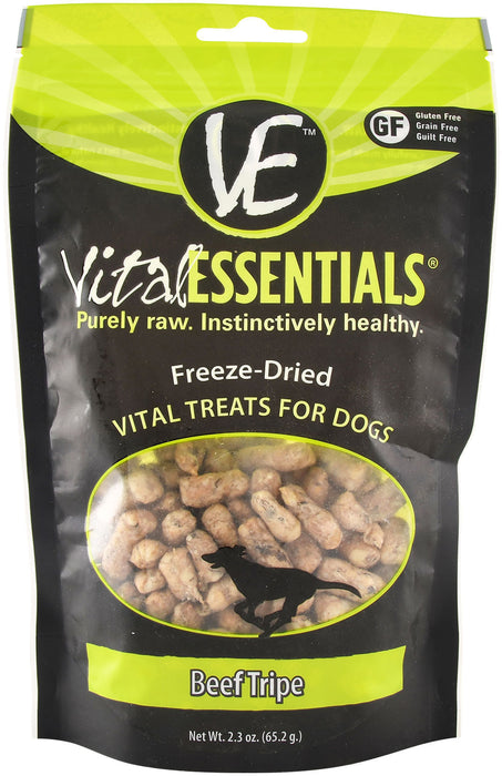 Vital Essentials Freeze-Dried Beef Tripe Dog Treats -   