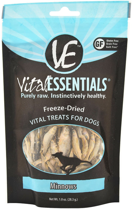 Vital Essentials Freeze-Dried Minnows Dog Treats -   