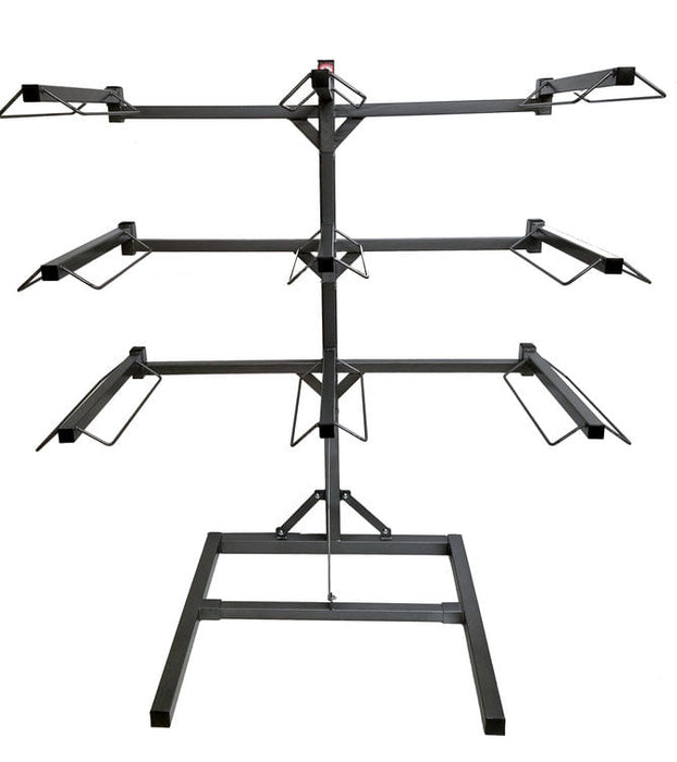 9 Arm Horseman Free Standing Saddle Rack -   