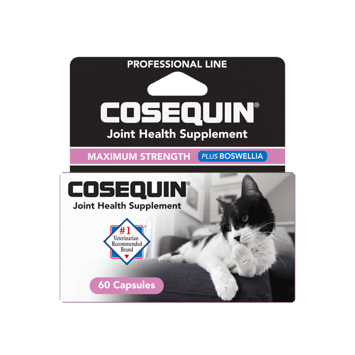 Nutramax Cosequin Joint Health Supplement for Cats - With Glucosamine and Chondroitin - Cosequin Max Strength for Cats, Sprinkle Capsules, 30 ct  