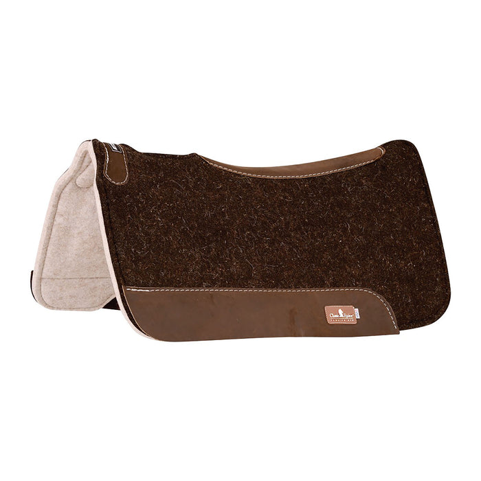 Classic Equine ESP Felt Top Saddle Pad, 1, 28x30 Color Black