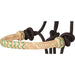 Classic Equine Braided Rawhide Nylon Rope Halter - Green  