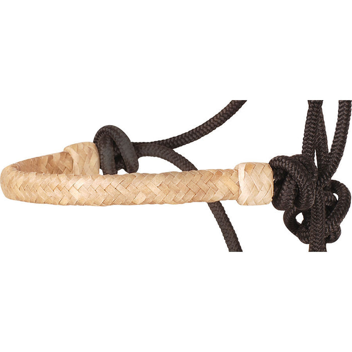 Classic Equine Braided Rawhide Nylon Rope Halter - Plain  