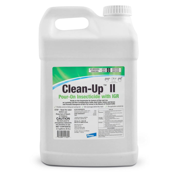 Insecticida de aplicación tópica Clean-Up II con IGR