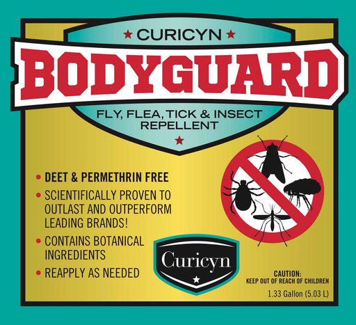 Curicyn's Bodyguard Fly, Flea, Tick and Insect Repellent - Curicyn's Bodyguard Fly, Flea, Tick and Insect Repellent, 1.33 gal  