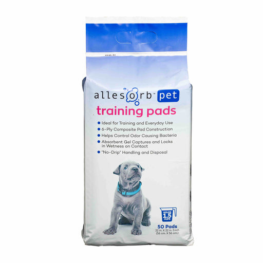 Allesorb Puppy Training Pads - Allesorb Puppy Training Pads, 22" x 22", 50 ct  