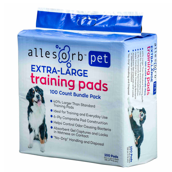 Allesorb Puppy Training Pads - Allesorb Puppy Training Pads, 23" x 30", 100 ct  